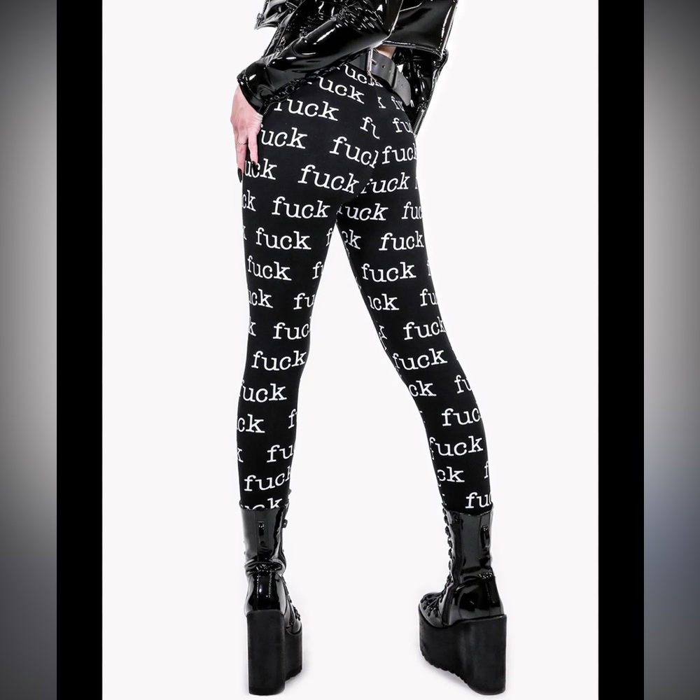 Sold Out one of a kind punk leggings (have matching top also)